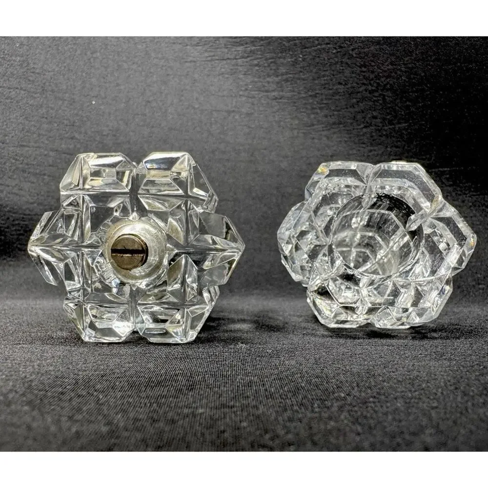 Vintage Mini Cut Crystal Table Desk Lighter Ronson Strikalite Insert 2.5” SPARKS